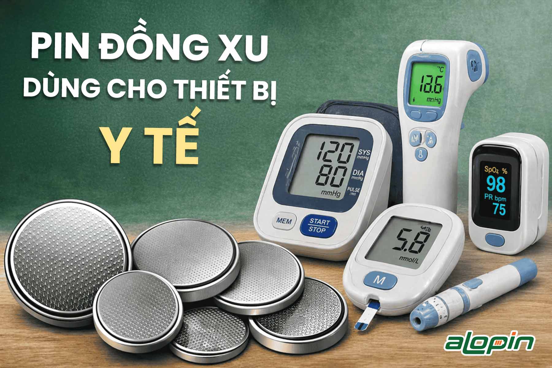 Pin Đồng Xu Dùng Cho Thiết Bị Y Tế