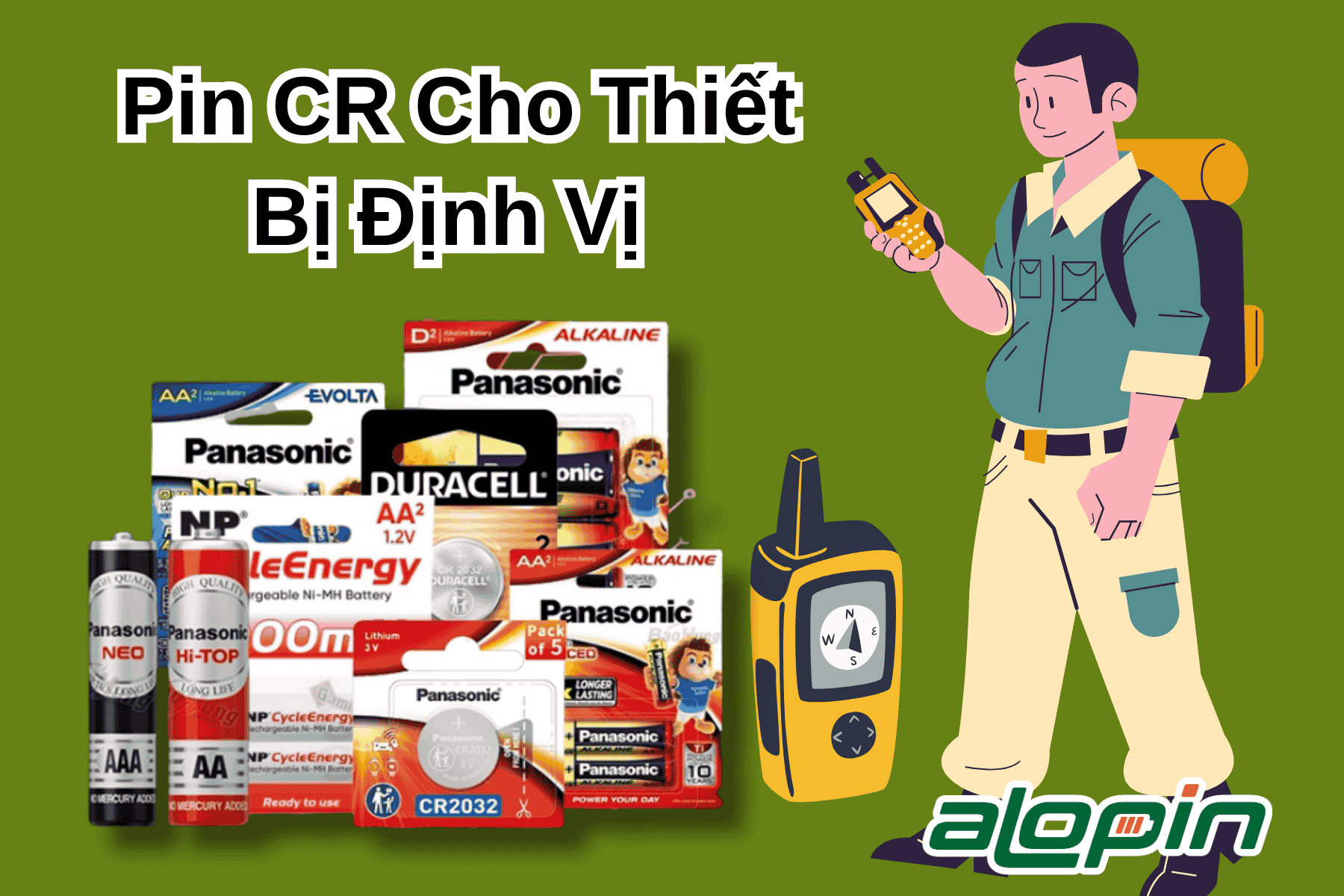 Pin CR Cho Thiết Bị Định Vị