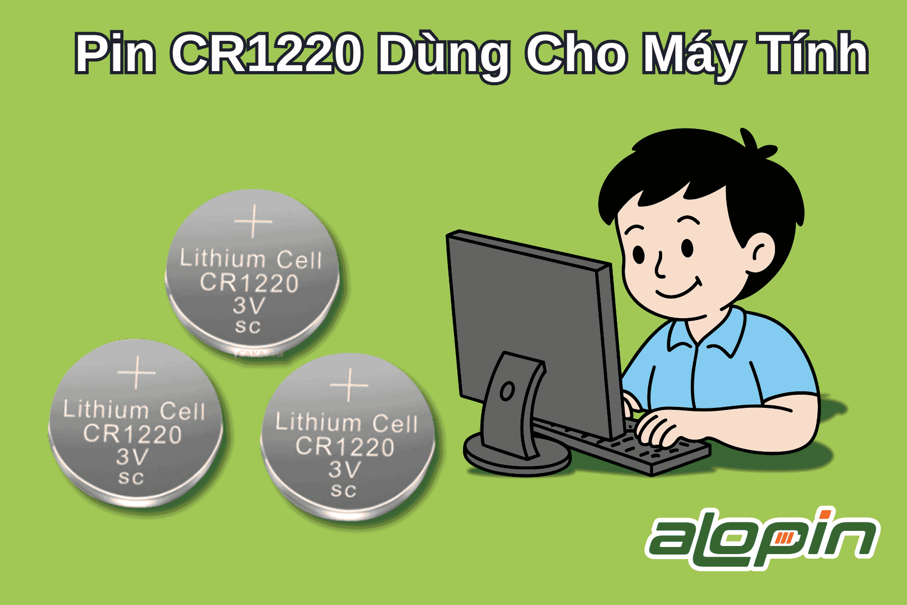 Pin CR1220 Dùng Cho Máy Tính