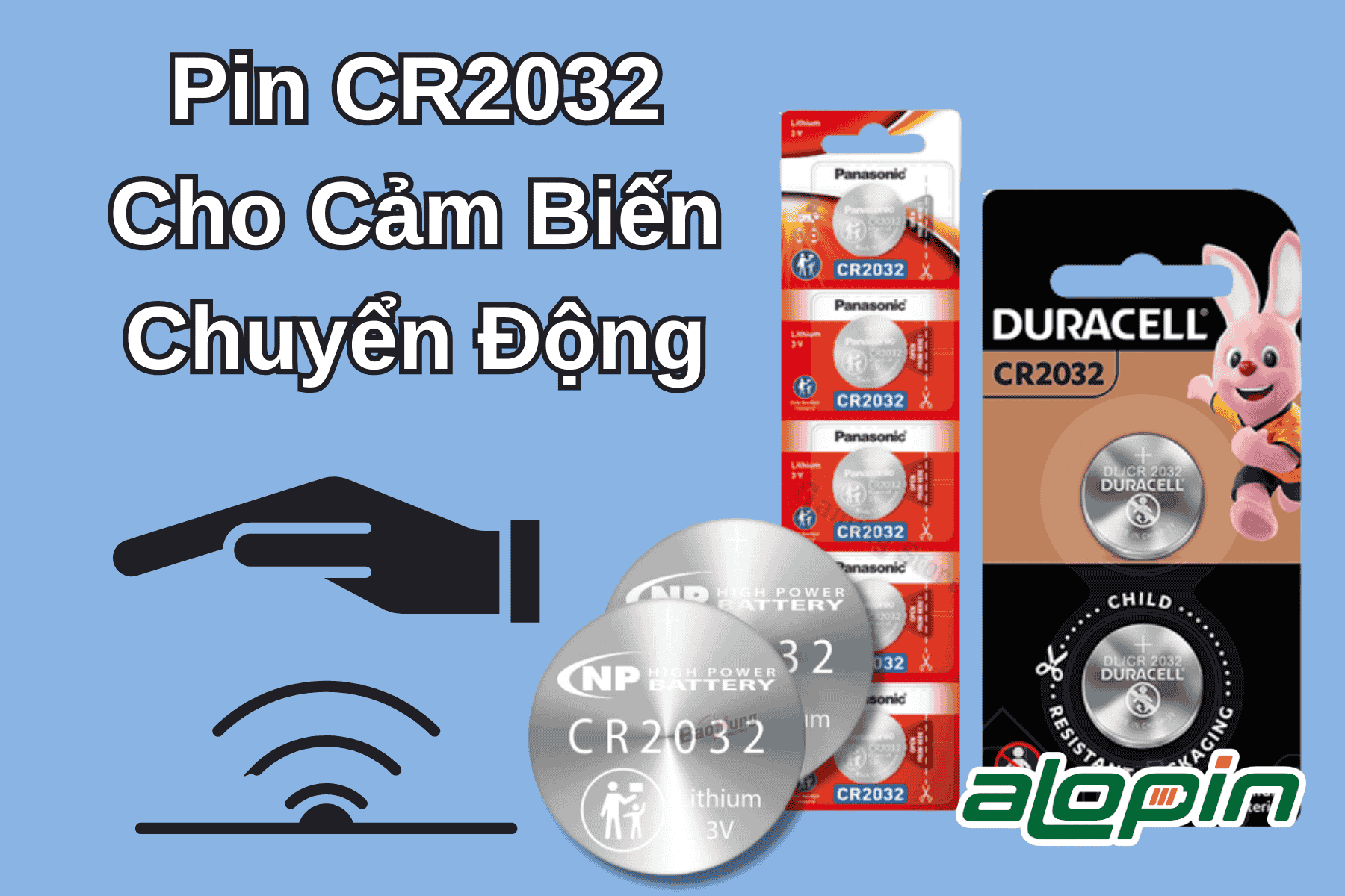 Pin CR2032 Cho Cảm Biến Chuyển Động