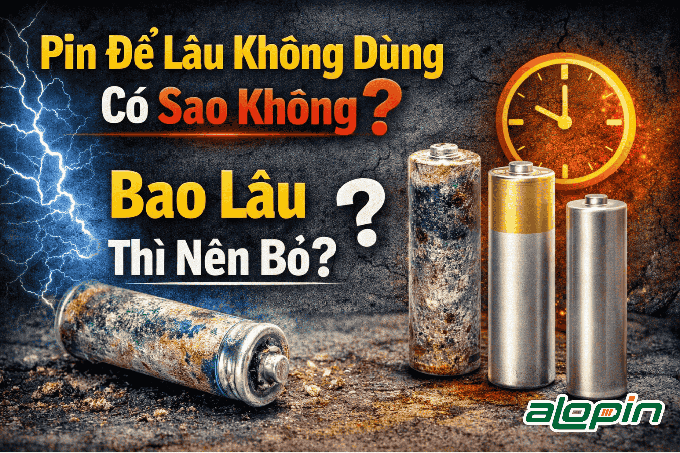 Pin Để Lâu Không Dùng Có Sao Không? Bao Lâu Thì Nên Bỏ?
