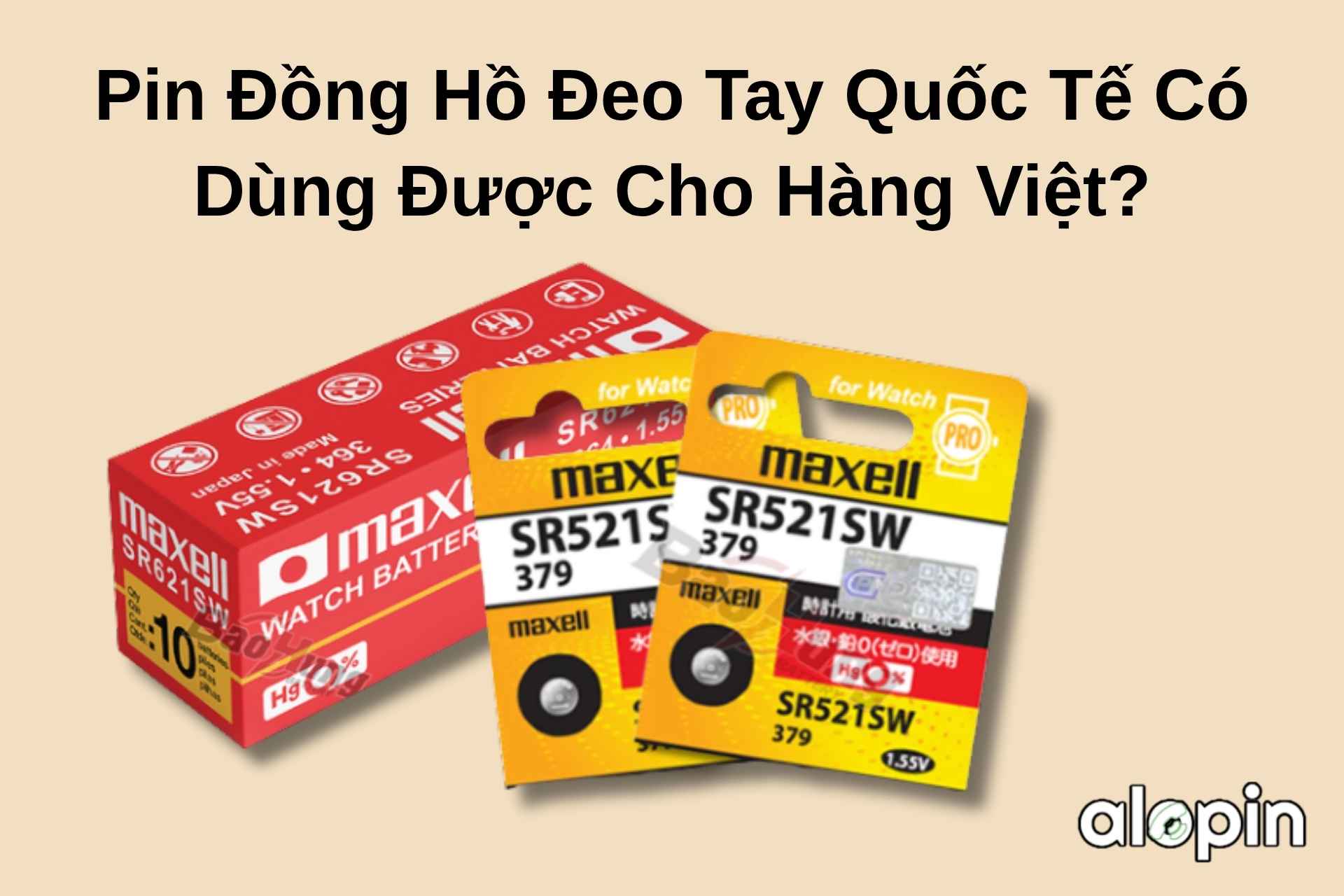 Pin Đồng Hồ Đeo Tay Quốc Tế Có Dùng Được Cho Hàng Việt?