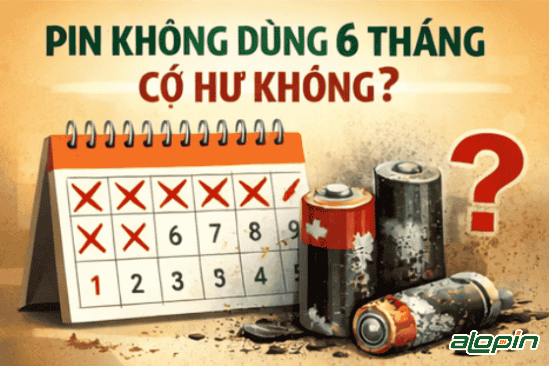 Pin Không Dùng 6 Tháng Có Hư Không?