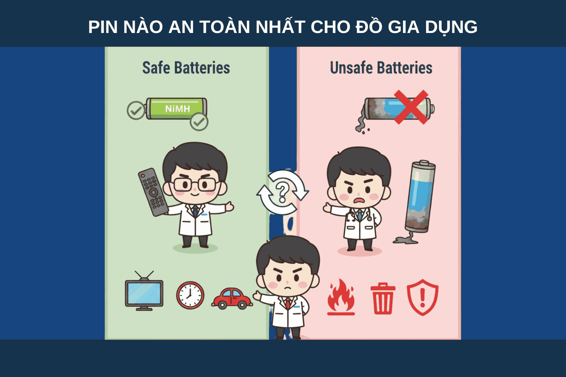 Pin Nào An Toàn Nhất Cho Đồ Gia Dụng? Tư Vấn Chuyên Sâu Từ Alo Pin