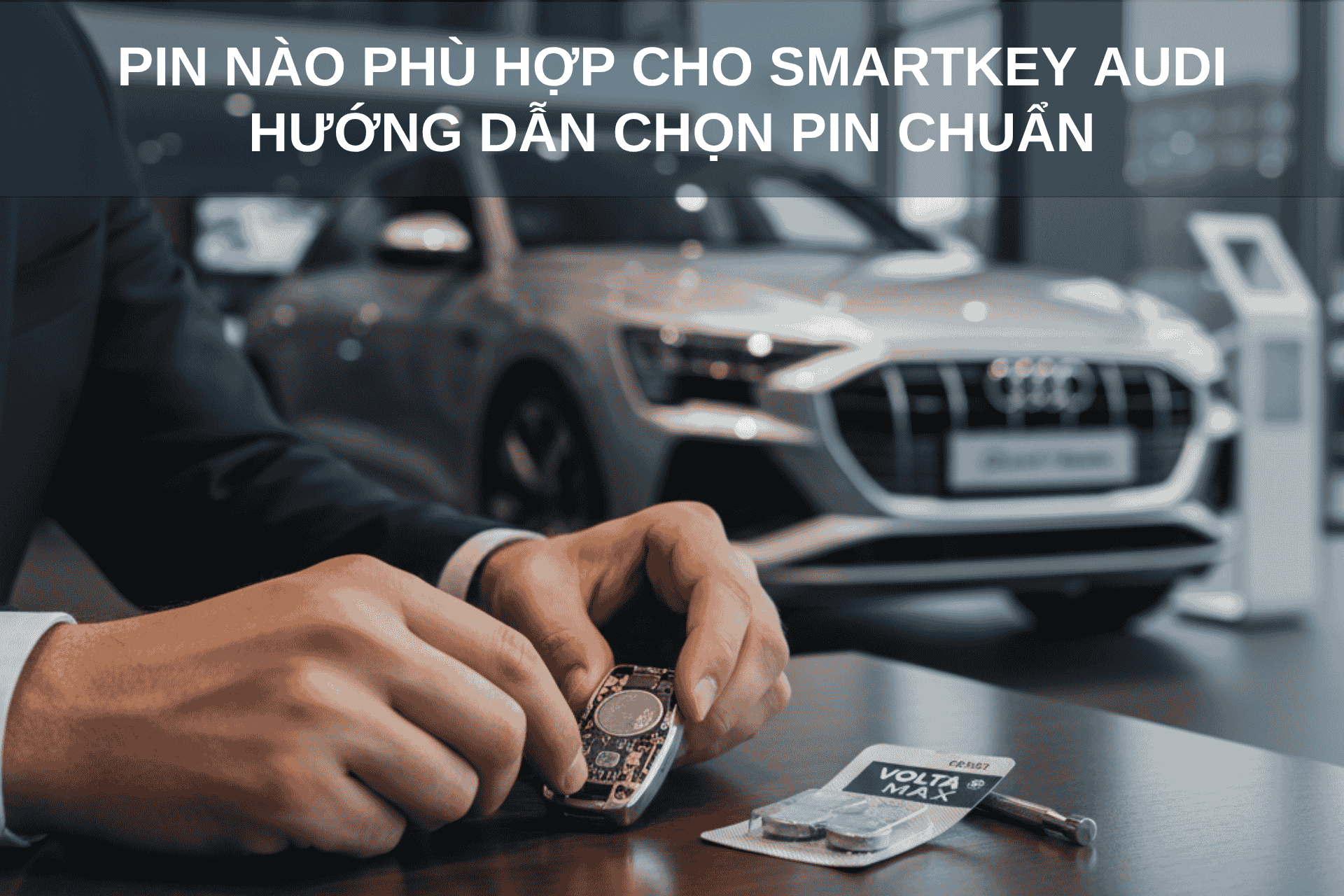Pin Nào Phù Hợp Cho Smartkey Audi? – Hướng Dẫn Chọn Pin Chuẩn Cho Dòng Xe Sang