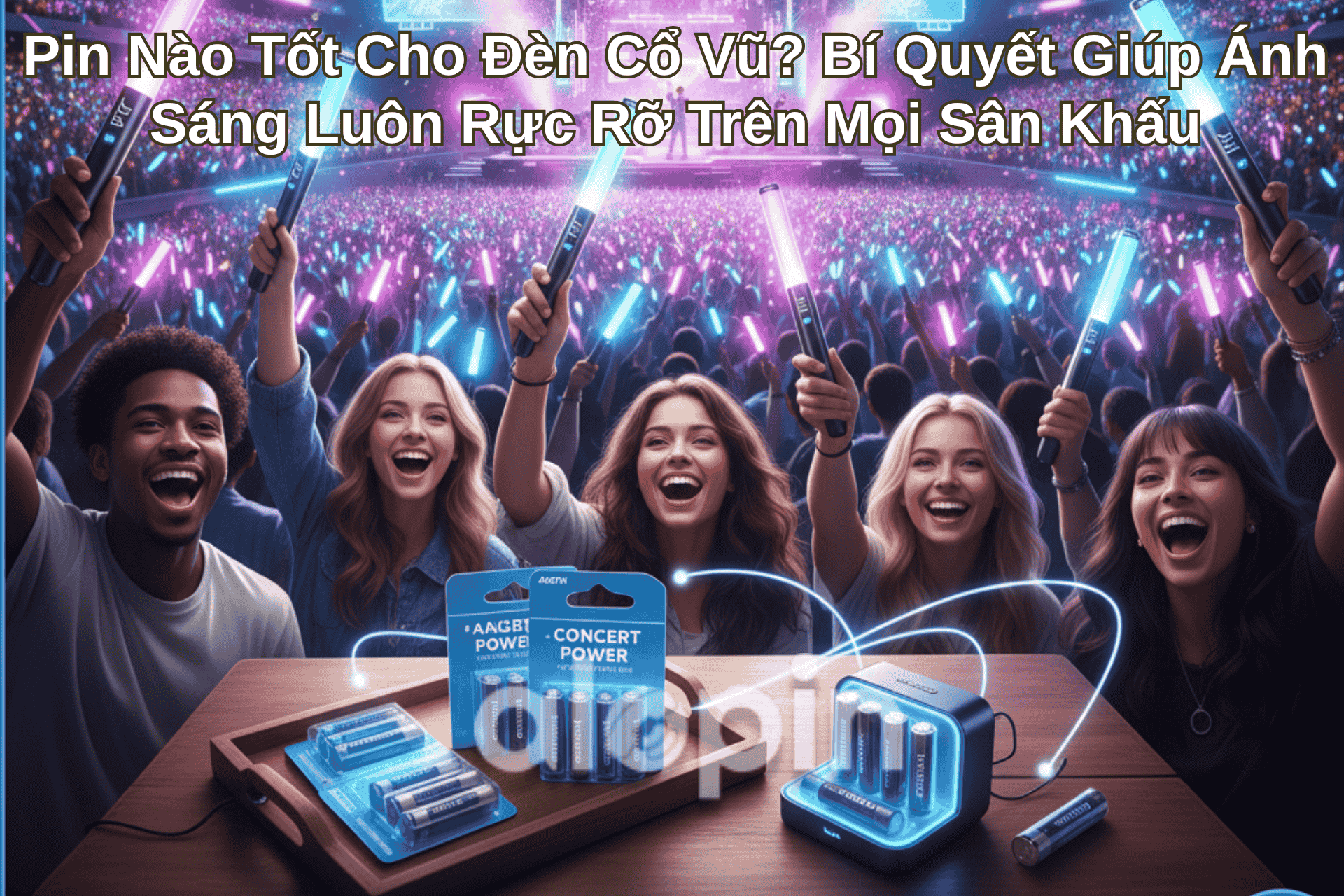 Pin Nào Tốt Cho Đèn Cổ Vũ? Bí Quyết Giúp Ánh Sáng Luôn Rực Rỡ Trên Mọi Sân Khấu