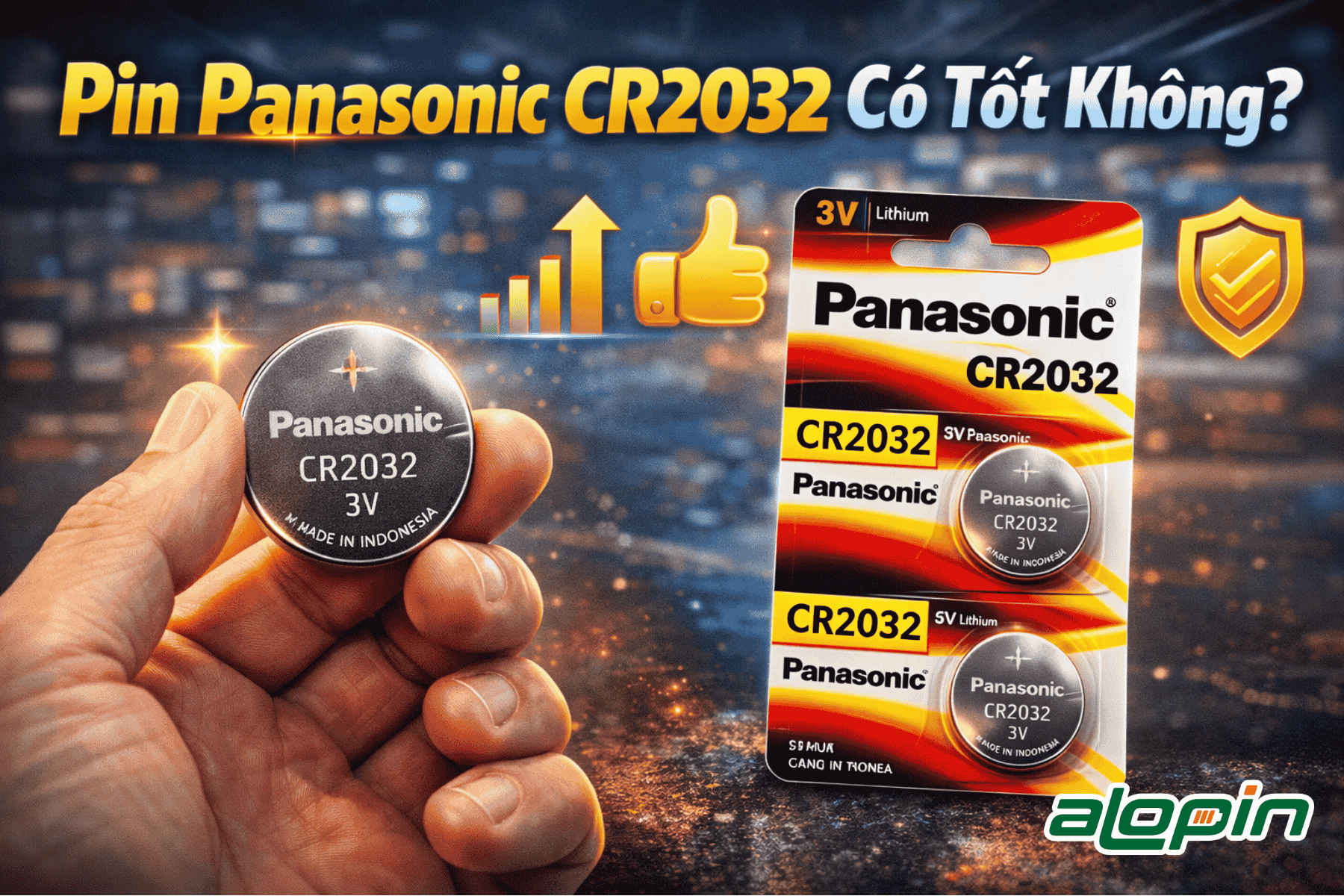 Pin Panasonic CR2032 Có Tốt Không?
