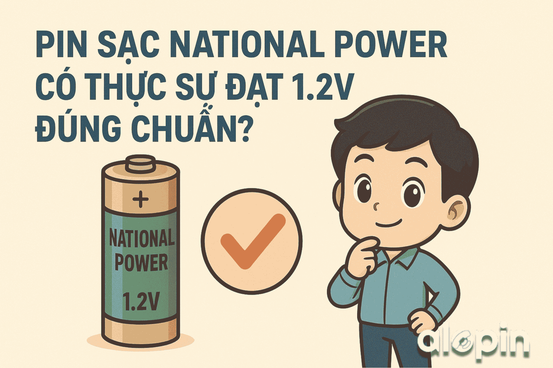 Pin Sạc National Power Có Thực Sự Đạt 1.2V Đúng Chuẩn?