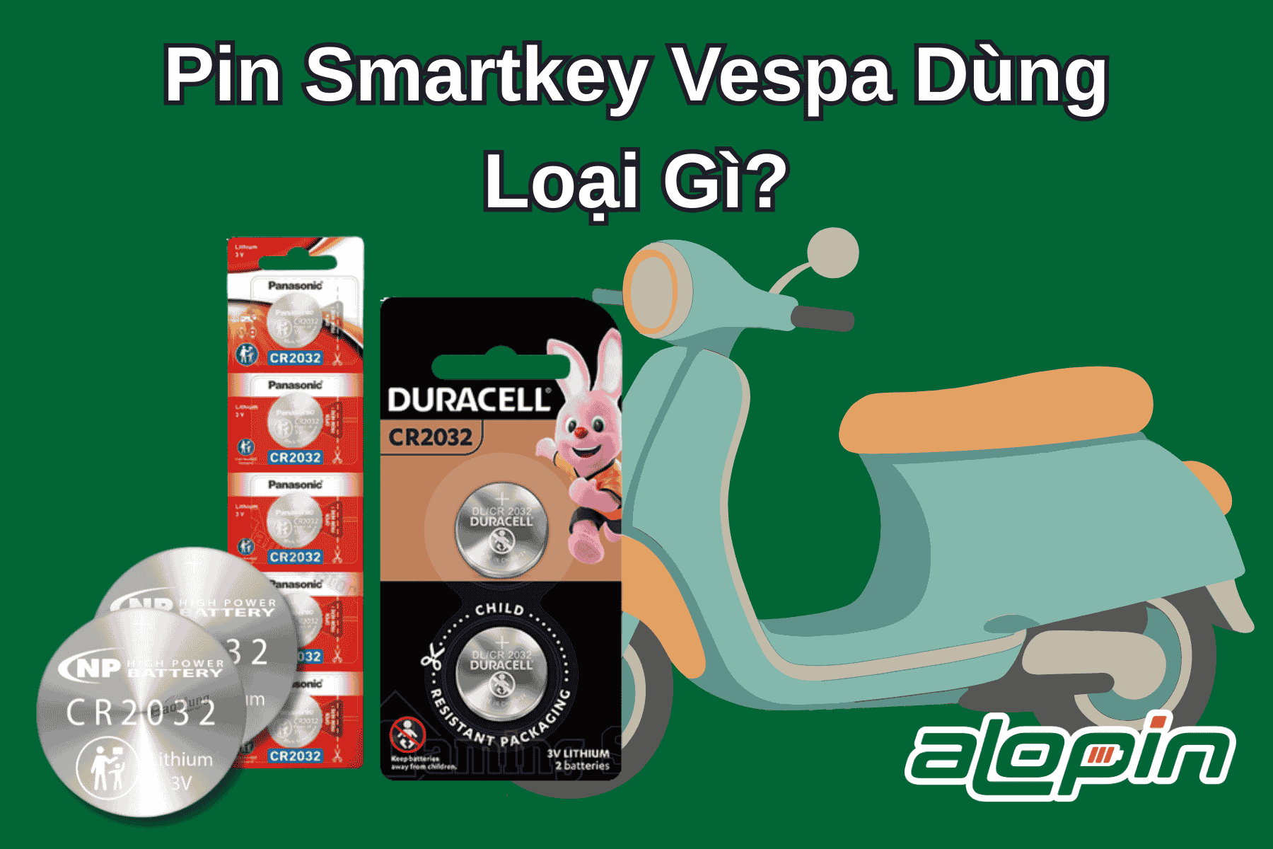 Pin Smartkey Vespa Dùng Loại Gì?