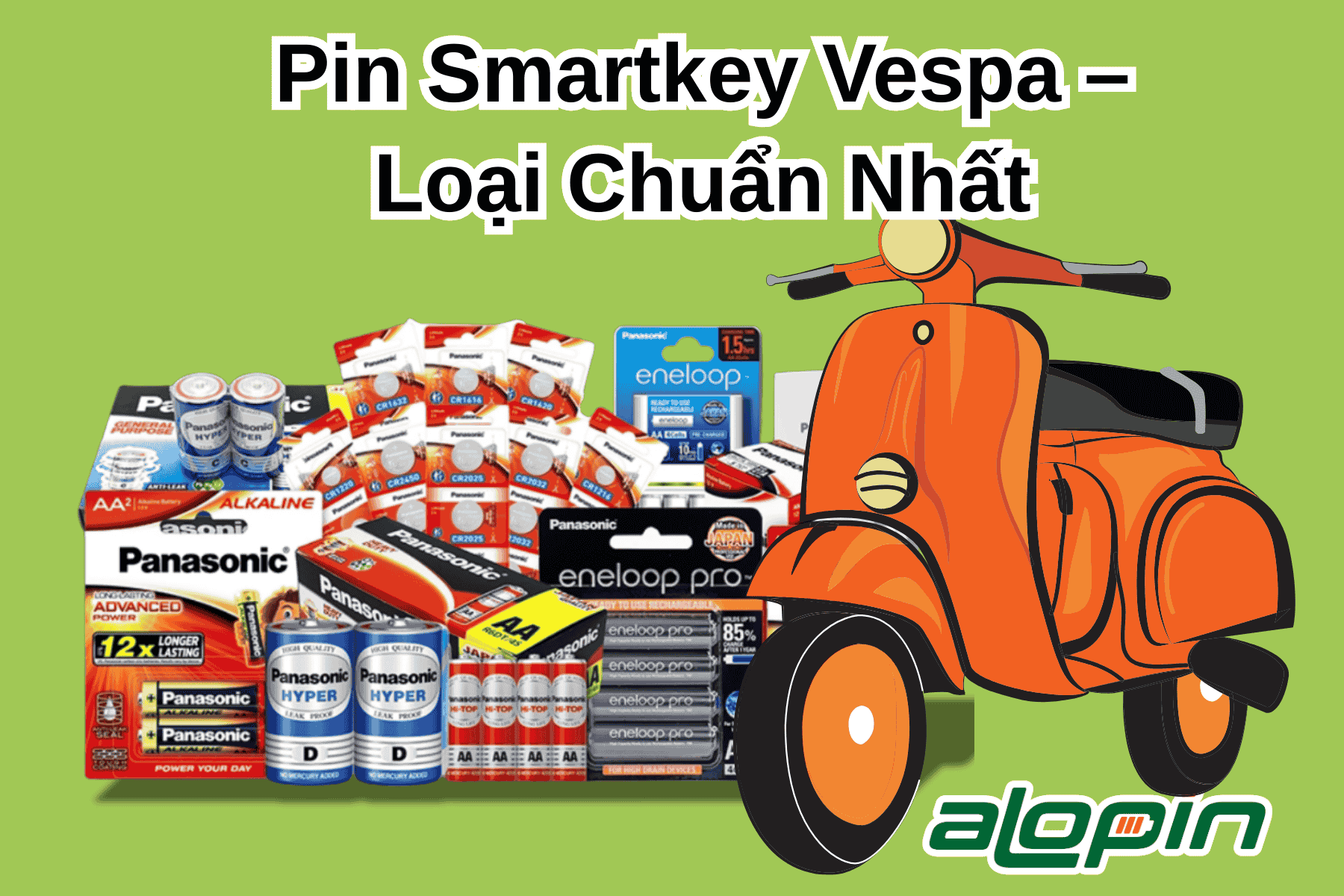 Pin Smartkey Vespa – Loại Chuẩn Nhất