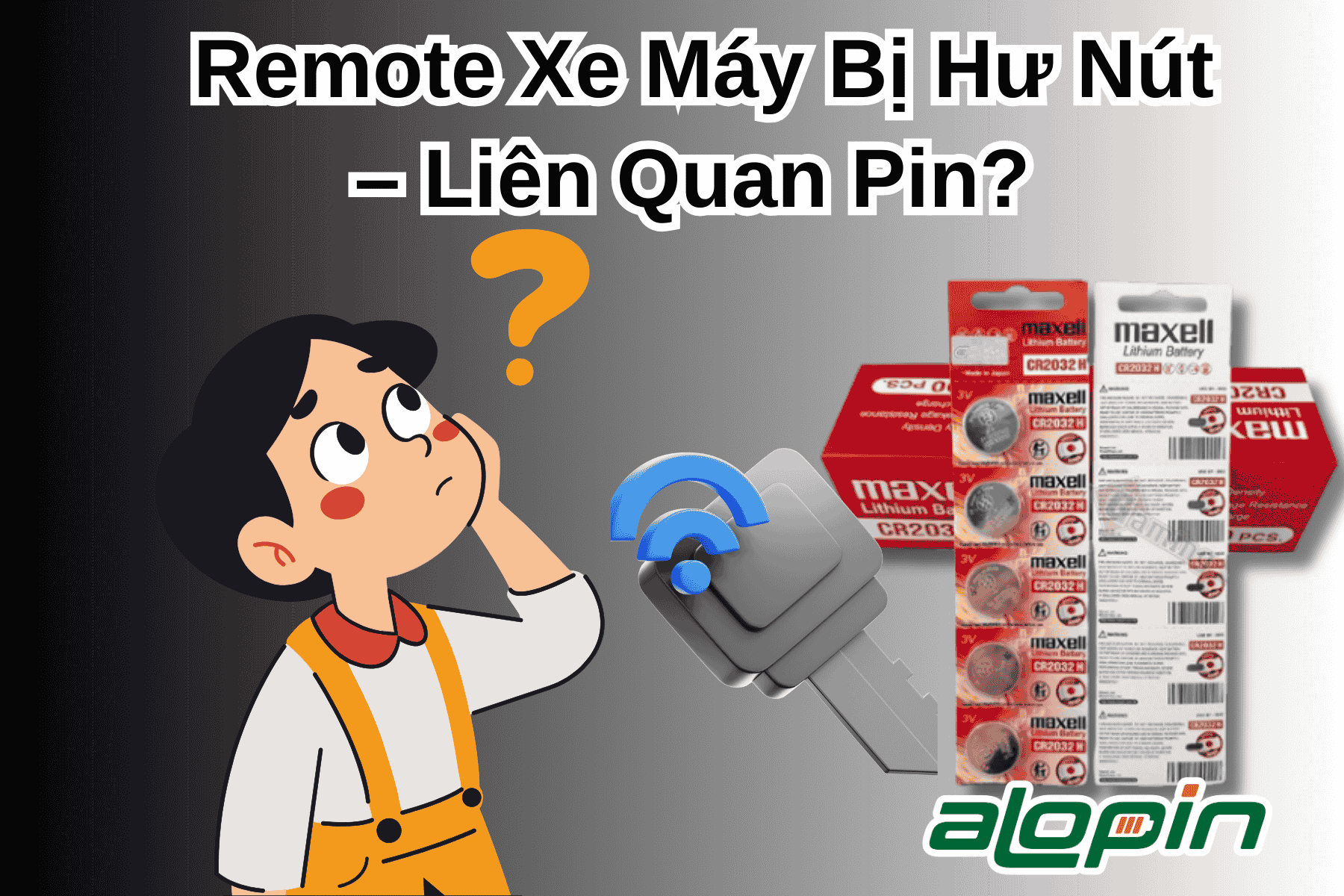 Remote Xe Máy Bị Hư Nút – Liên Quan Pin?