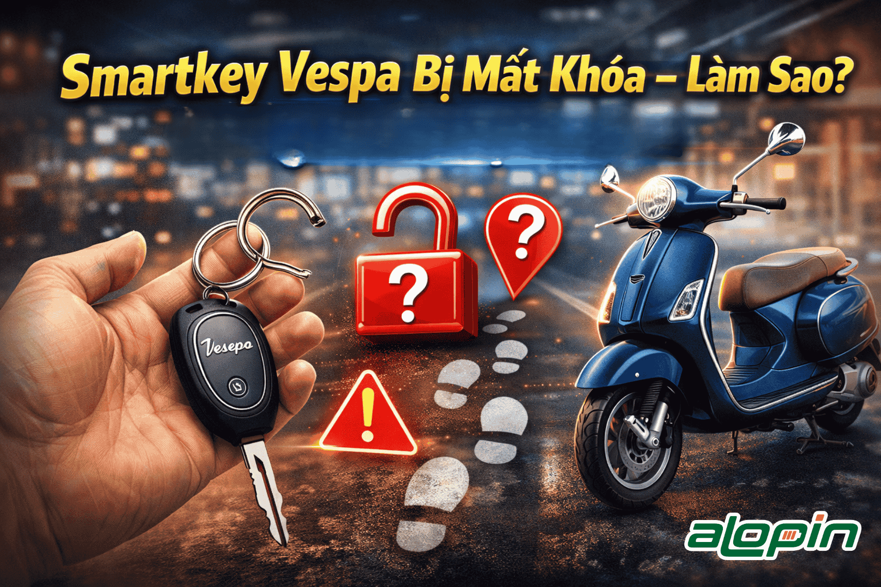 Smartkey Vespa Bị Mất Khóa – Làm Sao? Hướng Dẫn Xử Lý An Toàn