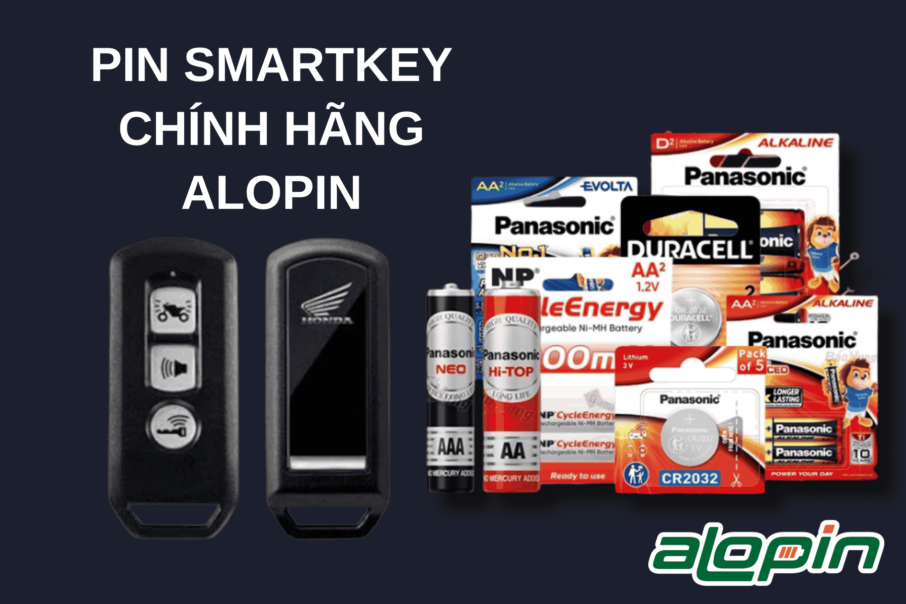 Pin Smartkey Chính Hãng AloPin
