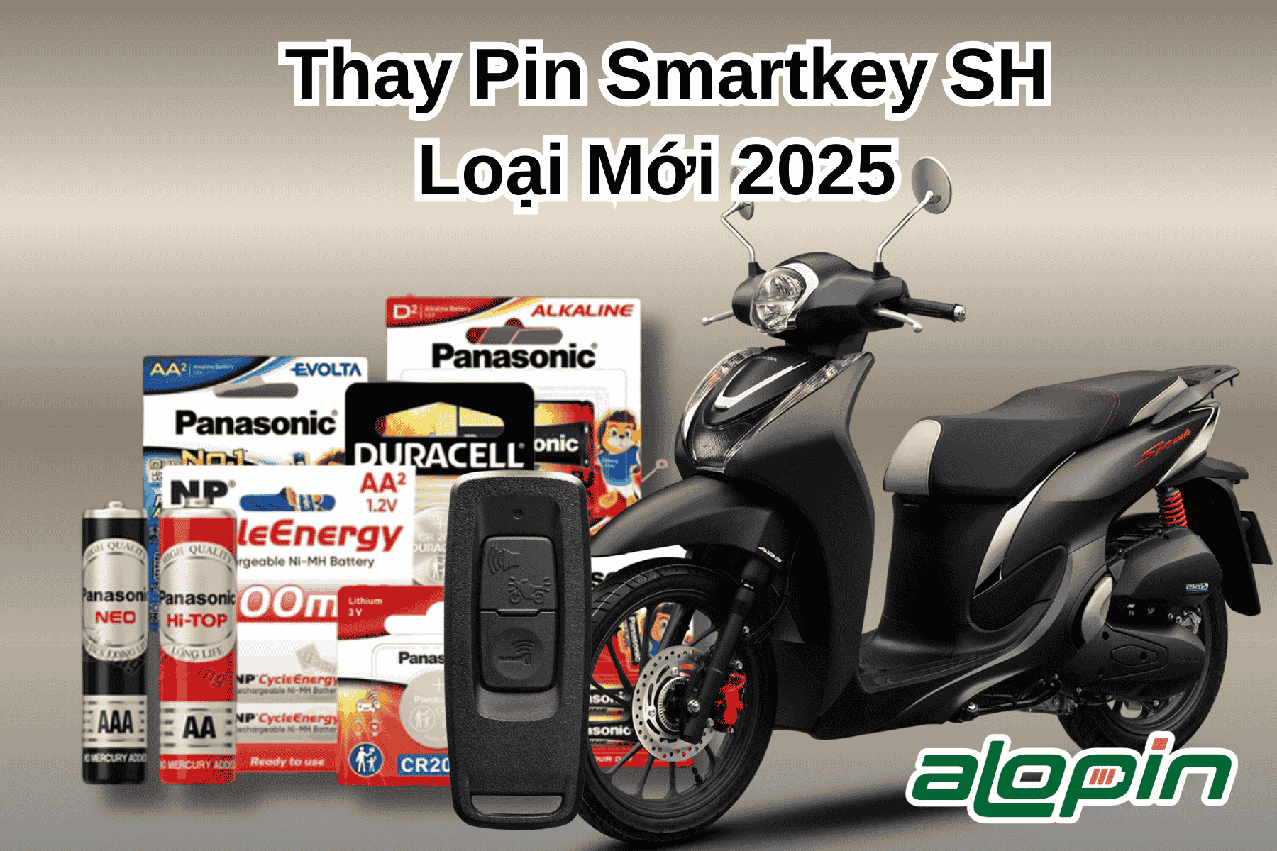 Thay Pin Smartkey SH Loại Mới 2025