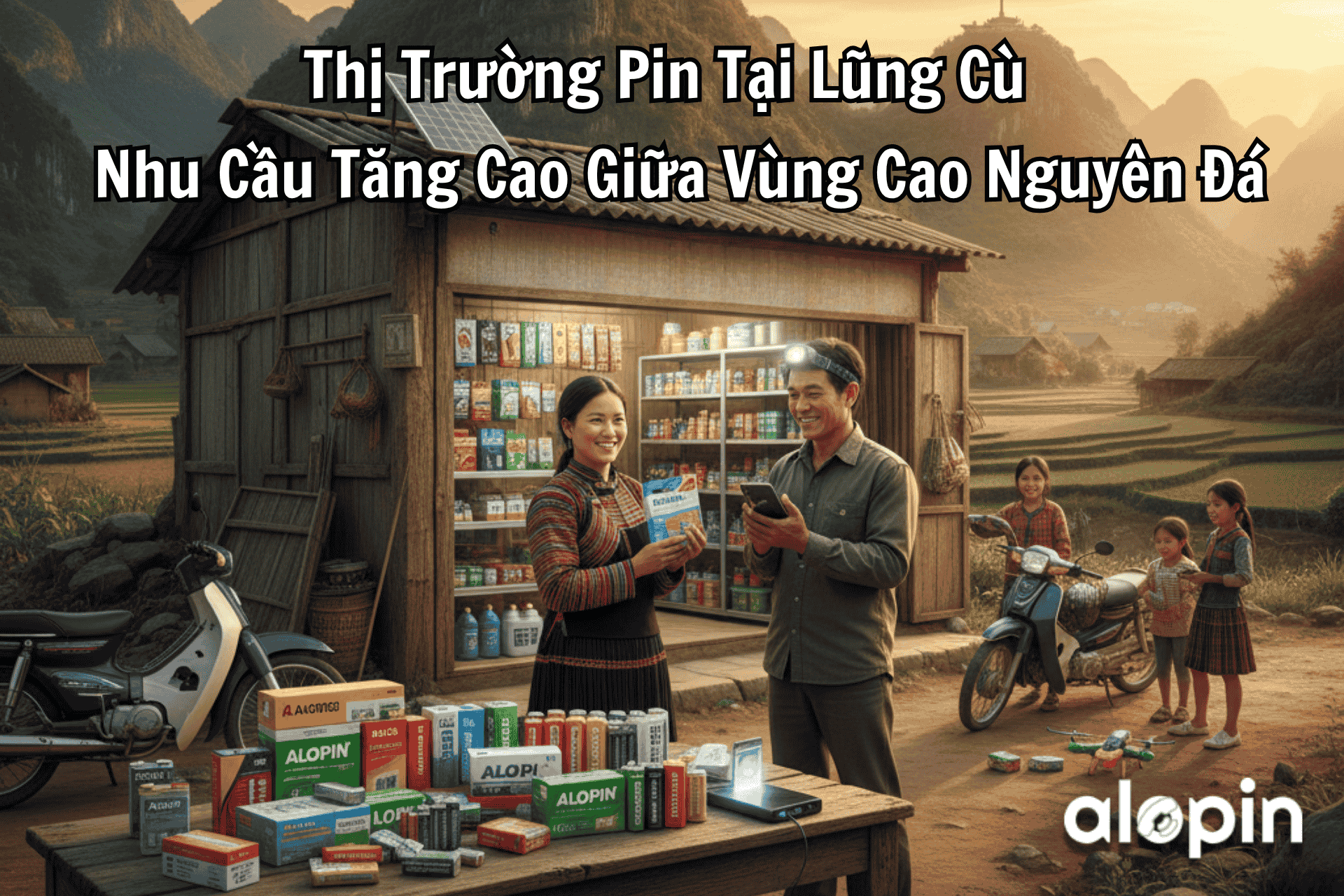 Thị Trường Pin Tại Lũng Cù – Nhu Cầu Tăng Cao Giữa Vùng Cao Nguyên Đá