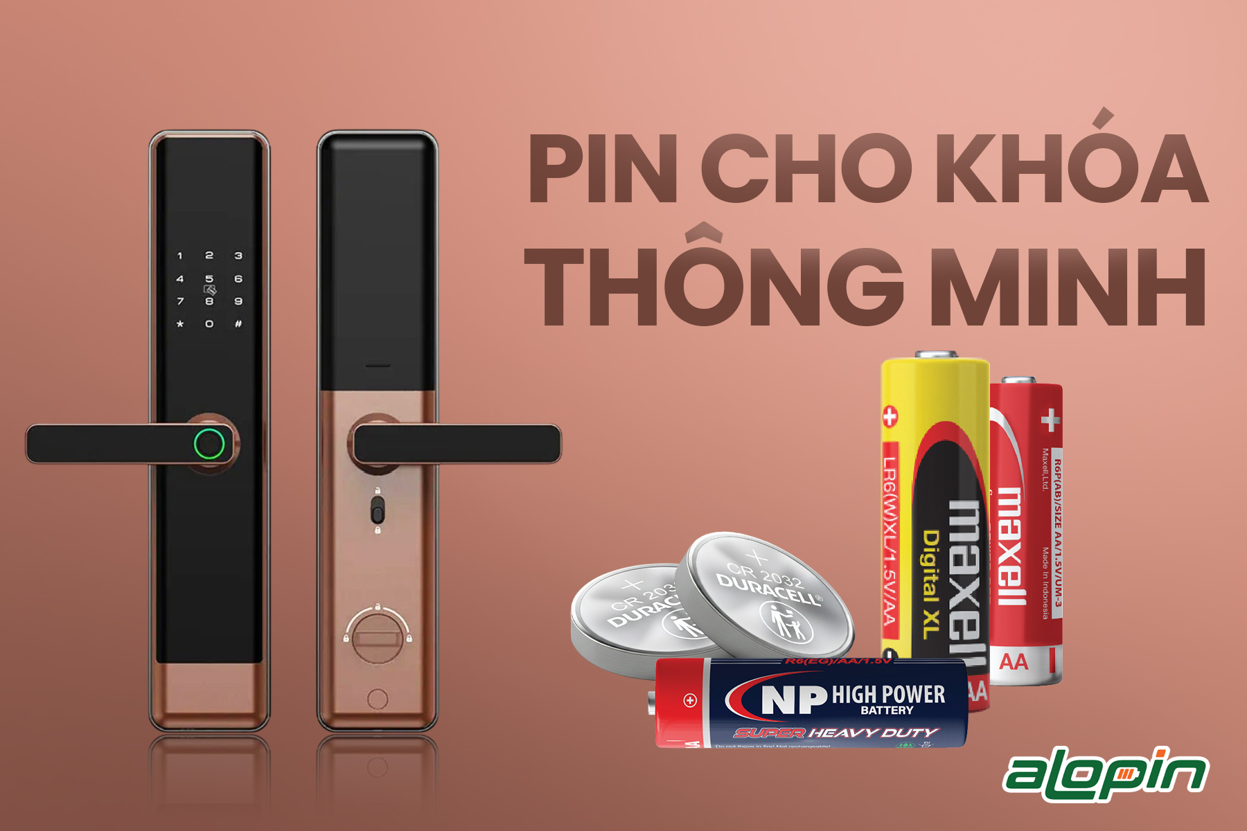 Pin Cho Khóa Thông Minh