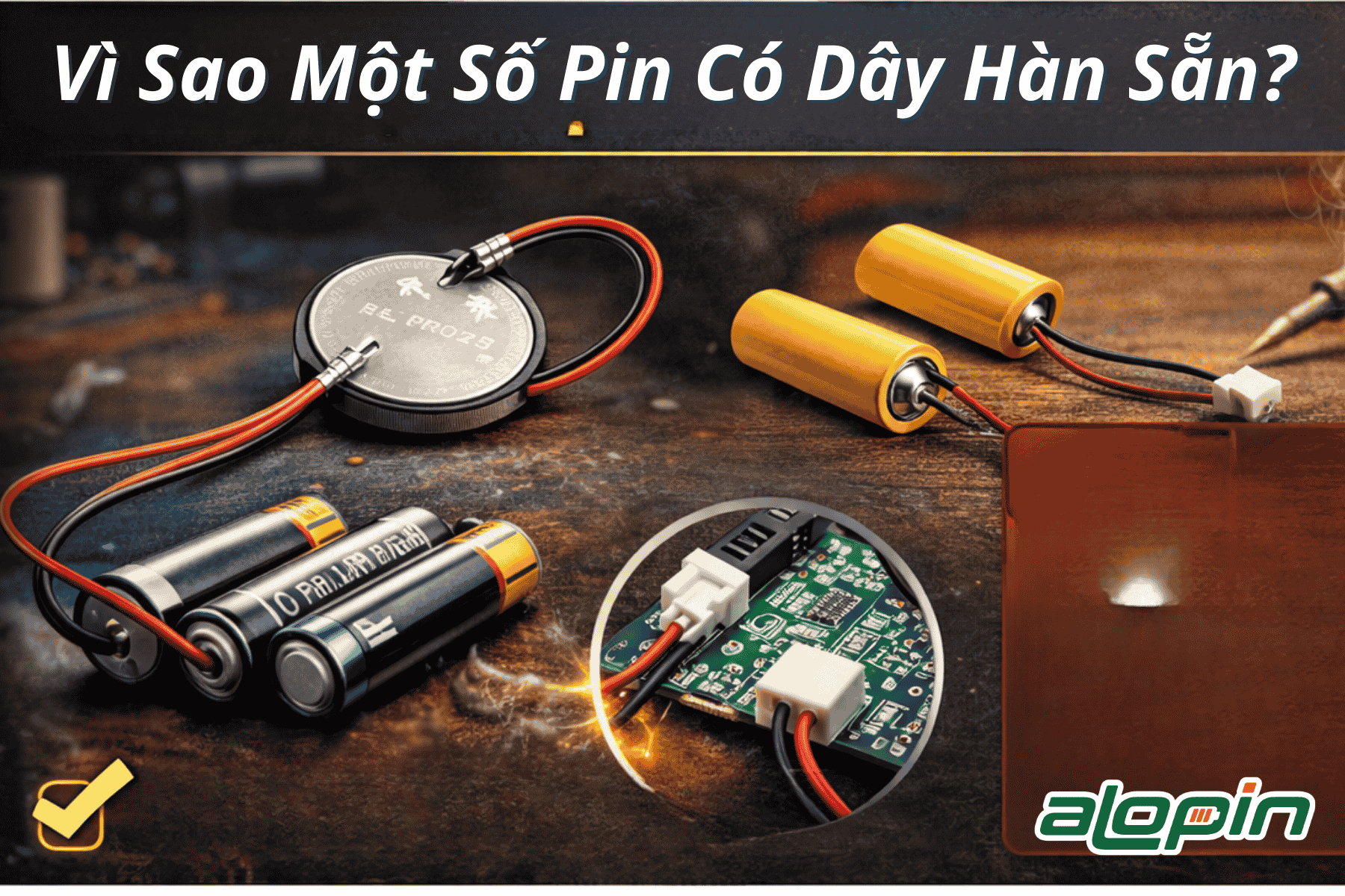 Vì Sao Một Số Pin Có Dây Hàn Sẵn?