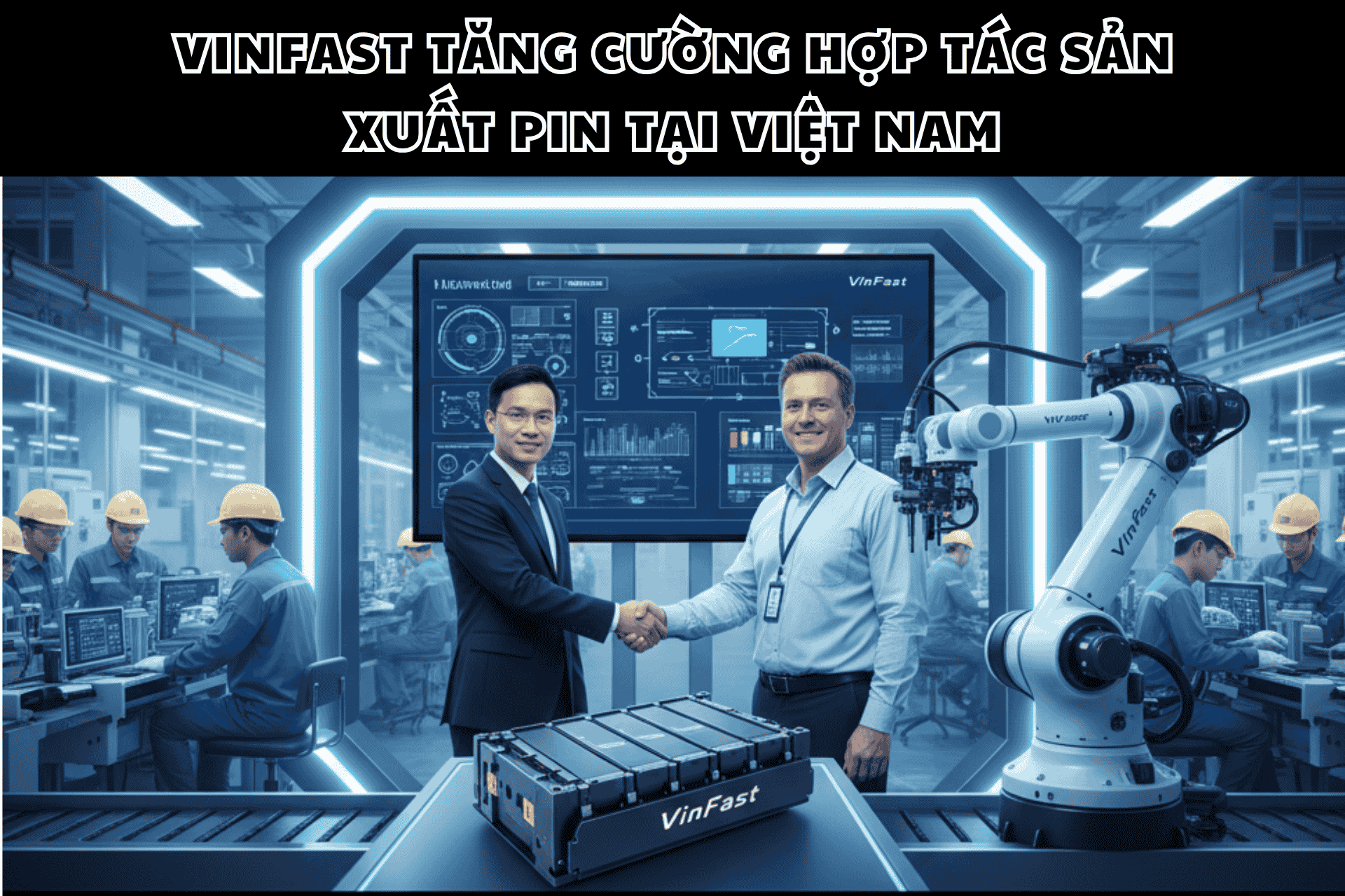 VinFast Tăng Cường Hợp Tác Sản Xuất Pin Tại Việt Nam – Bước Tiến Tất Yếu Cho Nền Công Nghiệp Xe Điện
