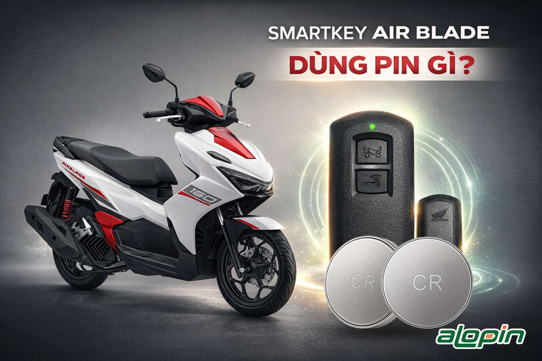 Smartkey Air Blade Dùng Pin Gì?