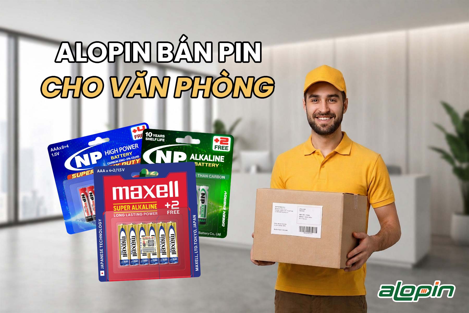 AloPin Bán Pin Cho Văn Phòng