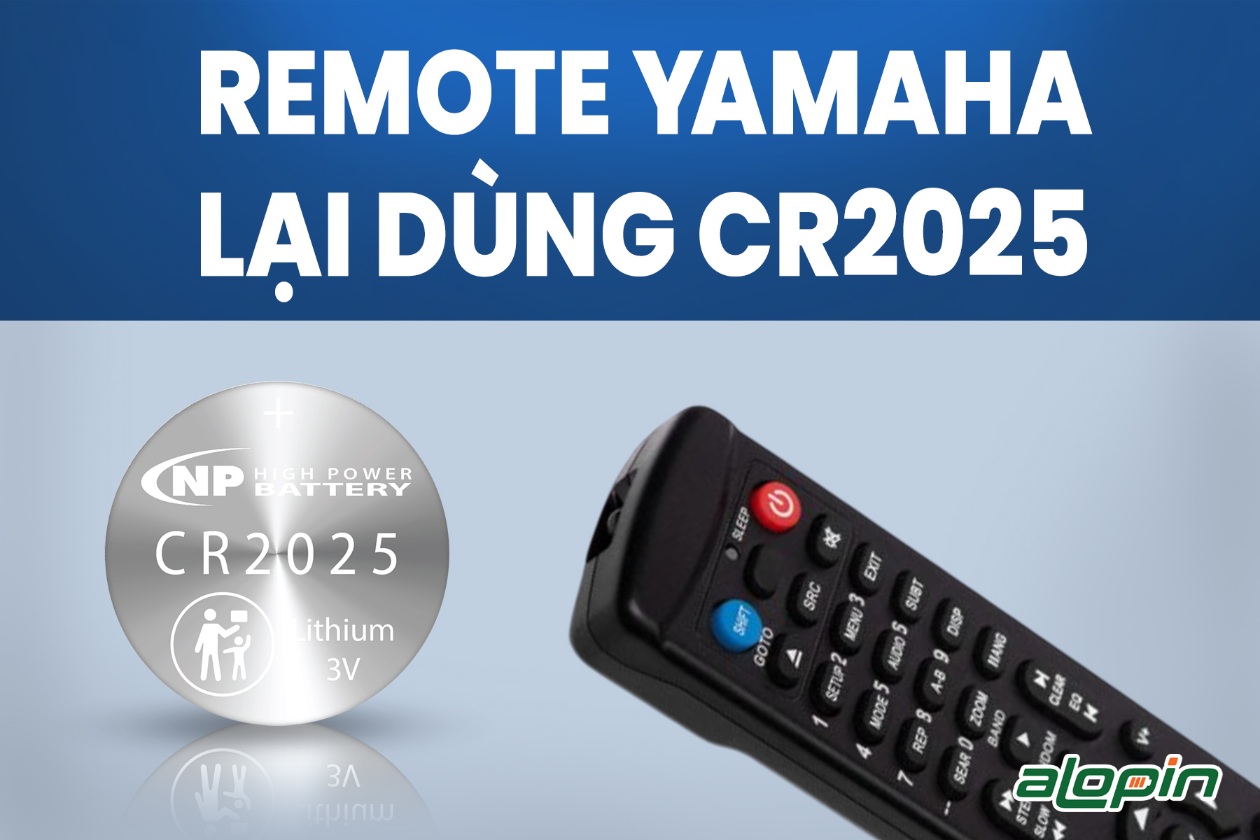 Remote Yamaha Lại Dùng CR2025
