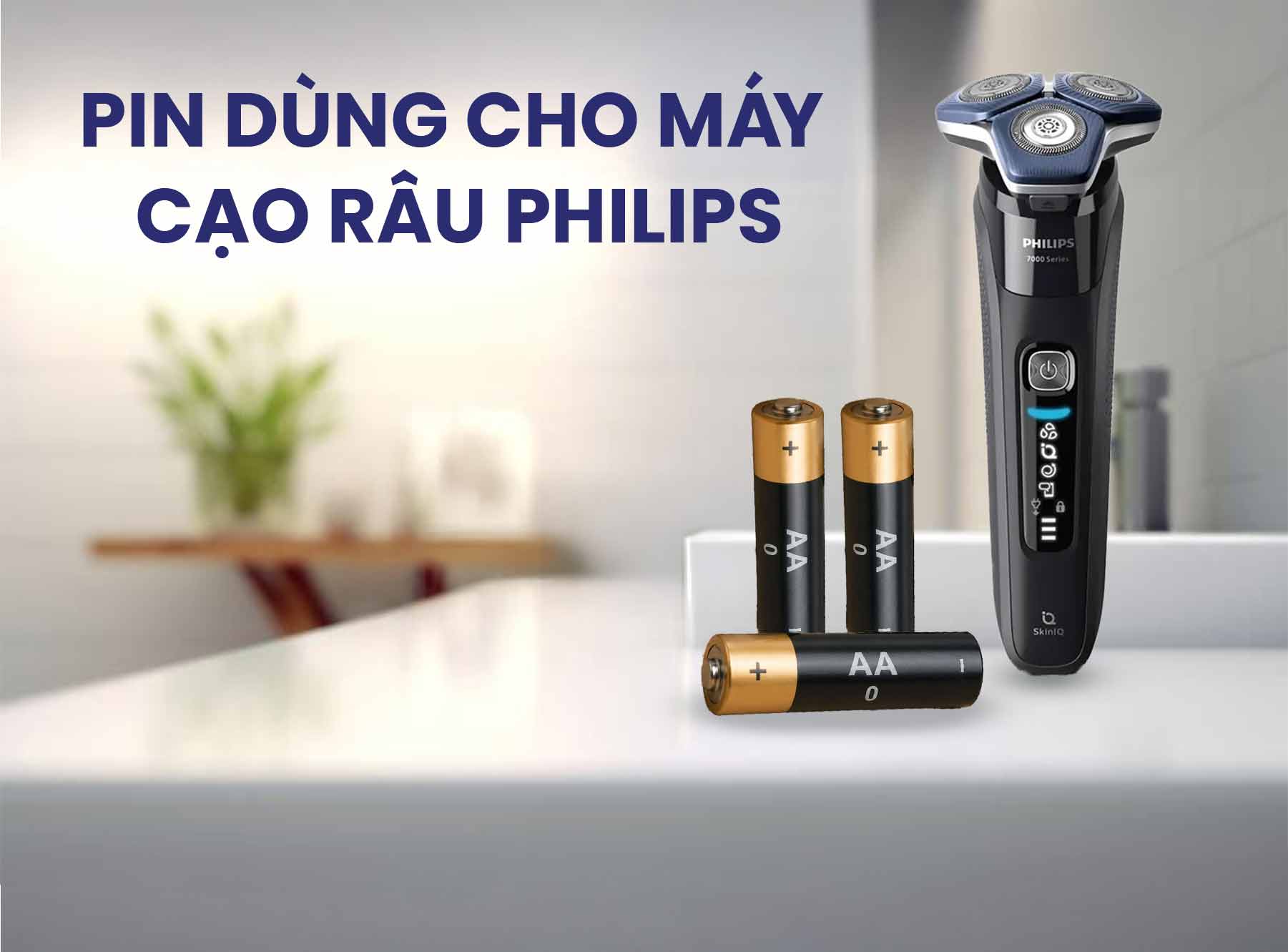 Pin Dùng Cho Máy Cạo Râu Philips