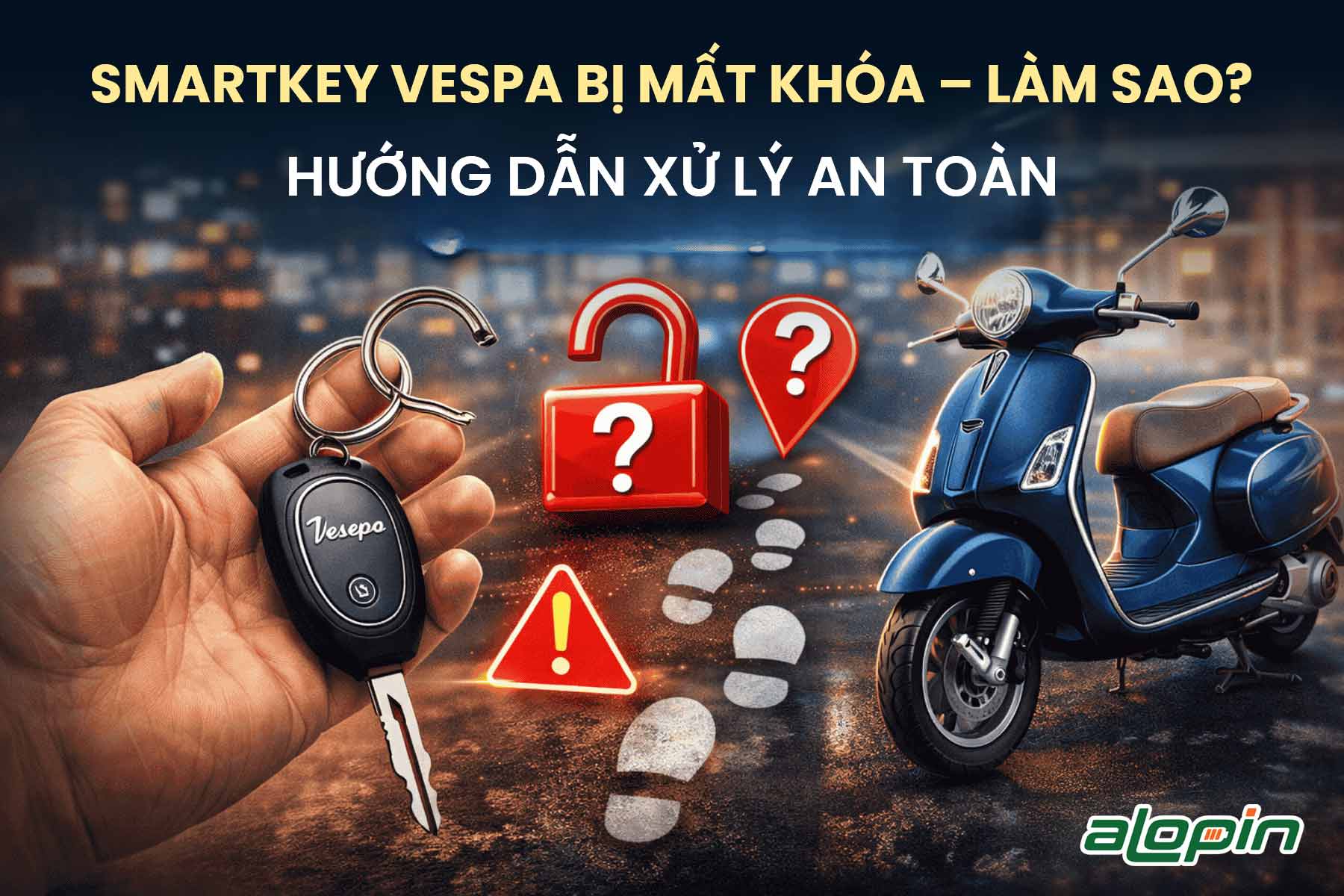 Smartkey Vespa Bị Mất Khóa – Làm Sao? Hướng Dẫn Xử Lý An Toàn