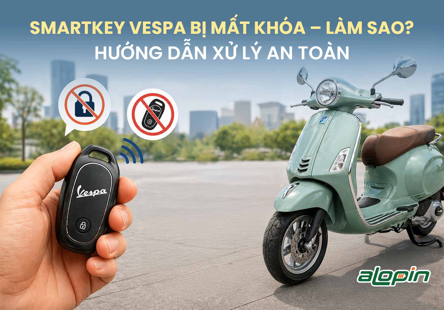 Smartkey Vespa Bị Mất Khóa – Làm Sao? Hướng Dẫn Xử Lý An Toàn