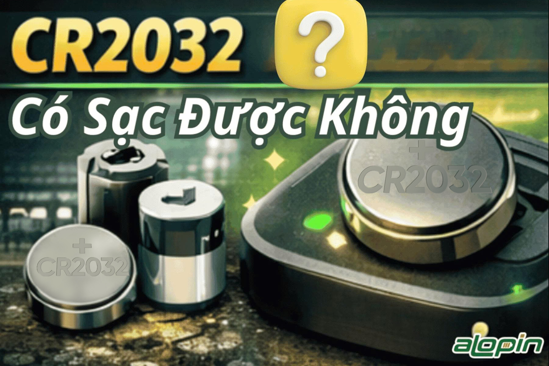 Pin CR2032 Sạc Được Không?