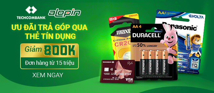 ƯU ĐÃI GIẢM 800K KHI TRẢ GÓP LIÊN KẾT TRỰC TIẾP QUA THẺ TÍN DỤNG TECHCOMBANK