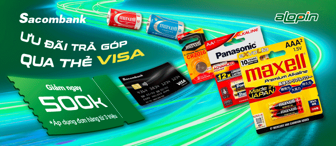 GIẢM 500.000 ĐỒNG KHI TRẢ GÓP BẰNG THẺ VISA SACOMBANK QUA MPOS