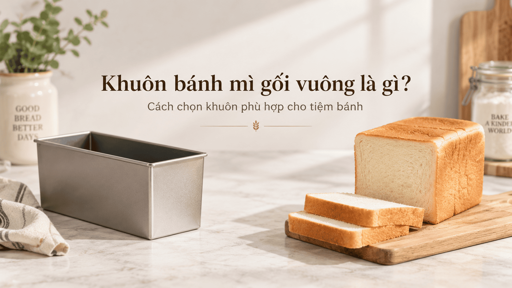 Khuôn bánh mì gối vuông là gì? Cách chọn khuôn phù hợp cho tiệm bánh