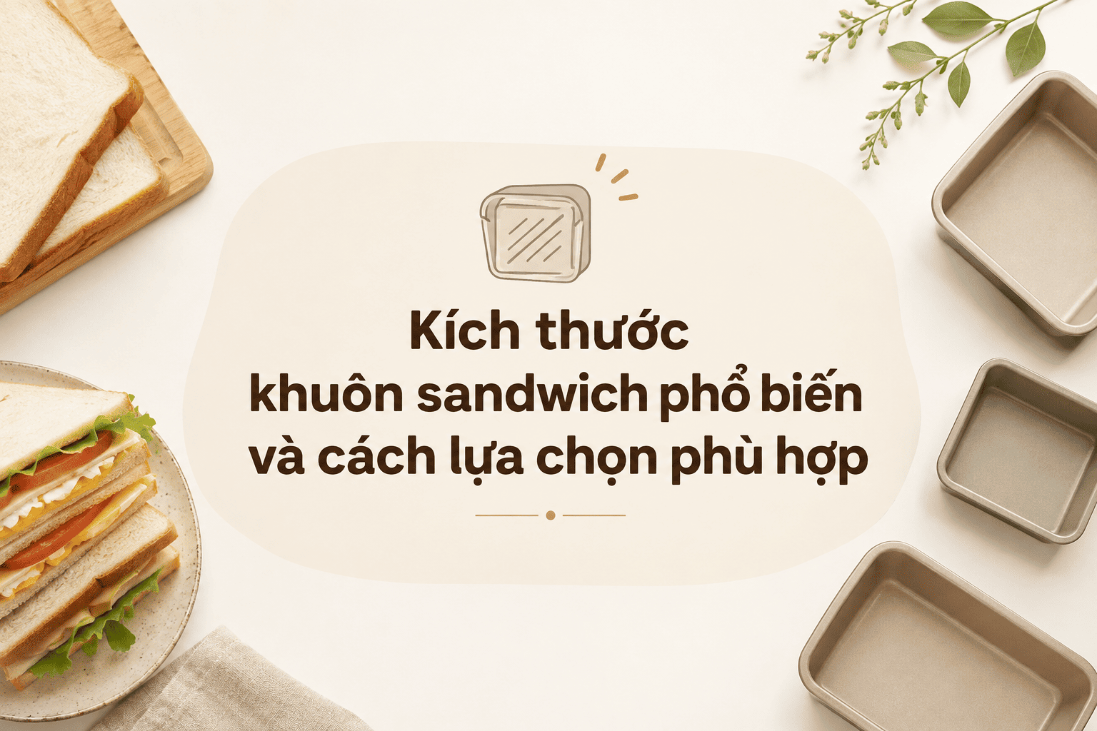 Kích thước khuôn sandwich phổ biến và cách lựa chọn phù hợp