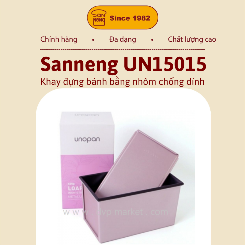 Sanneng UN15015 - Khay đựng bánh bằng nhôm chống dính