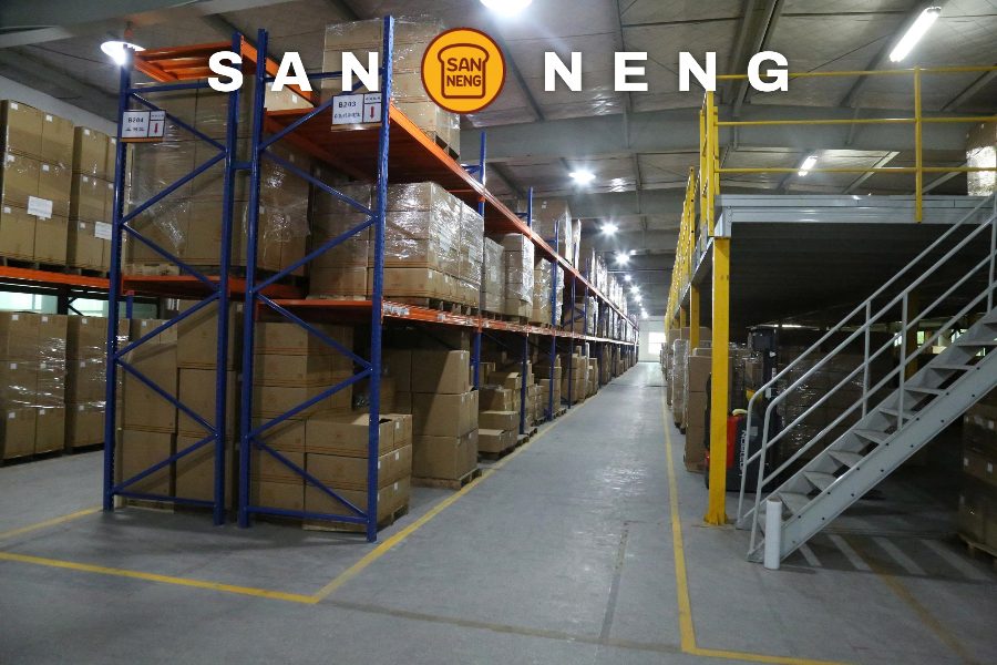 Kho thành phẩm của nhà máy Sanneng