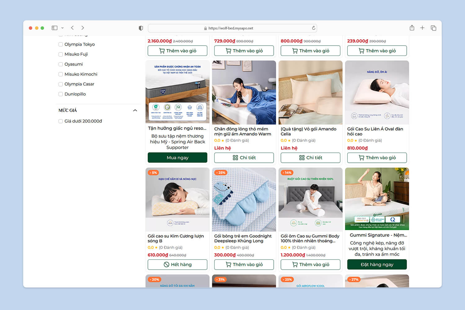 Danh mục sản phẩm