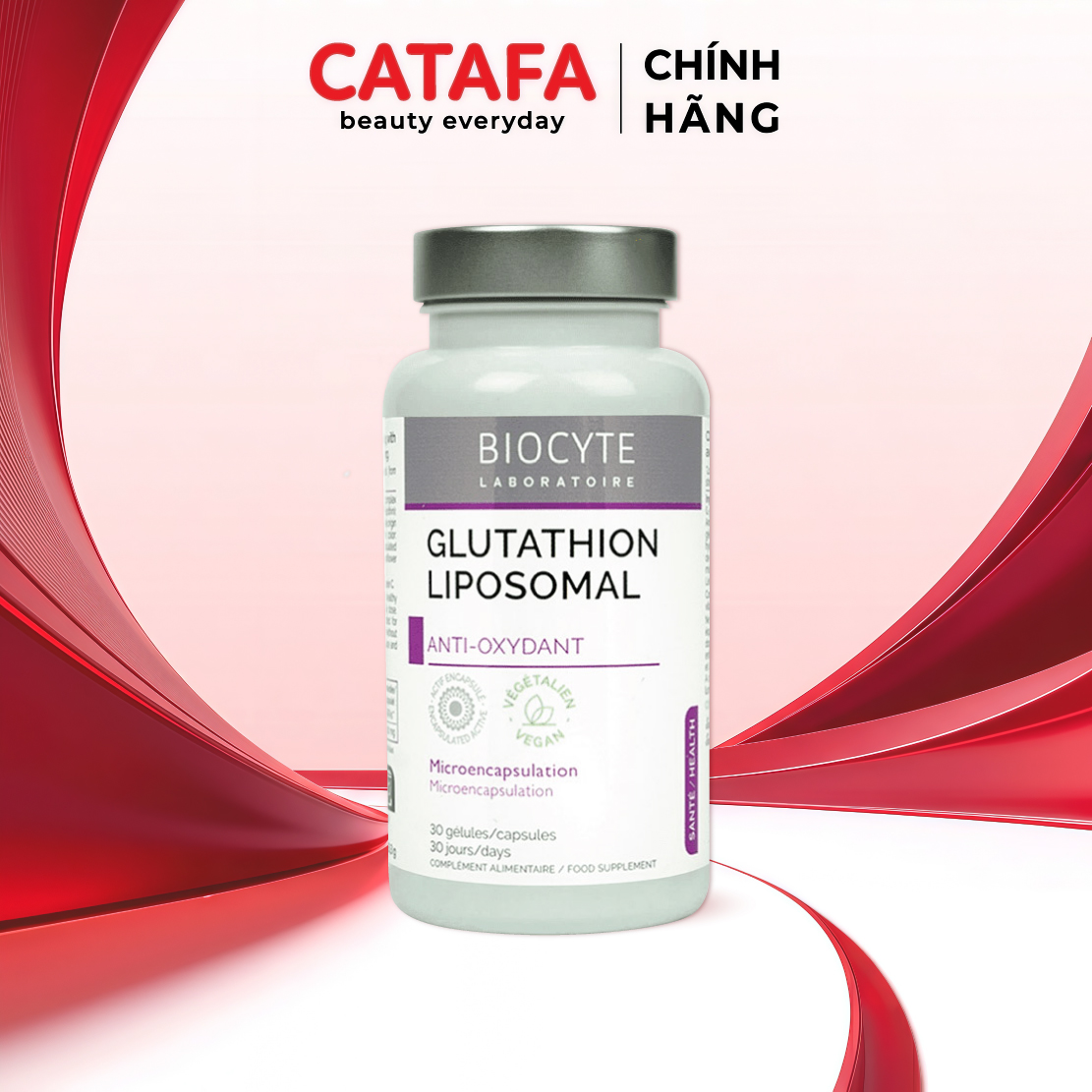 B19 Thực phẩm bảo vệ sức khỏe Glutathion Liposomal - Biocyte