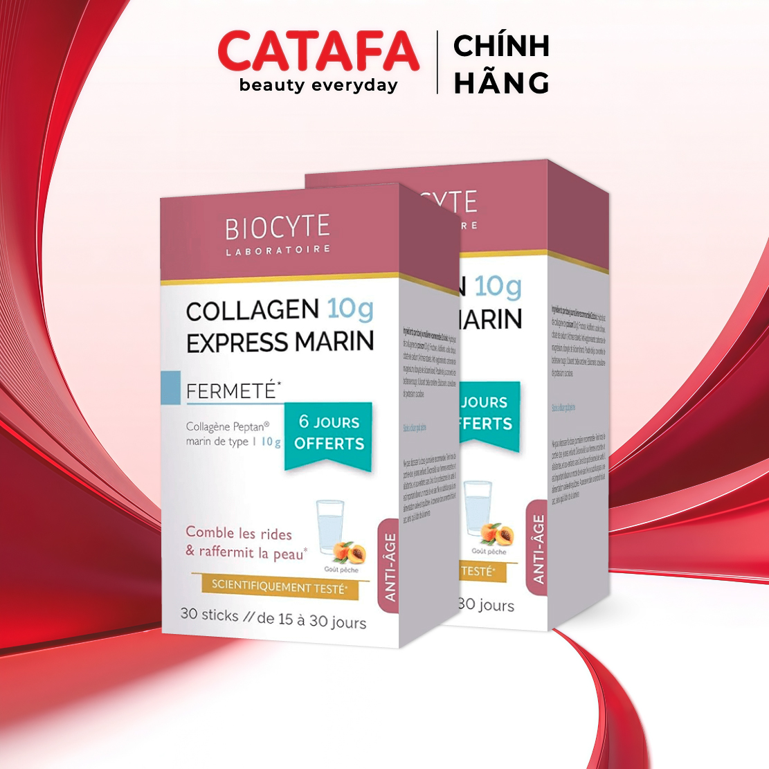 Combo 2 B03C Thực phẩm bảo vệ sức khỏe Collagen Express (Marin) - Biocyte