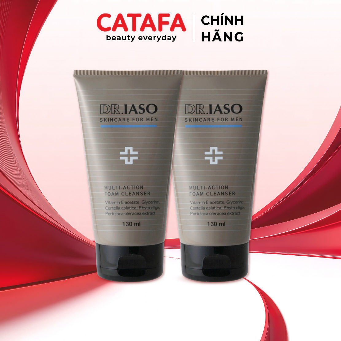 Combo 2 D17 Sữa rửa mặt cho nam giới Skincare For Men Multi-Action Foam Cleanser - Dr IASO