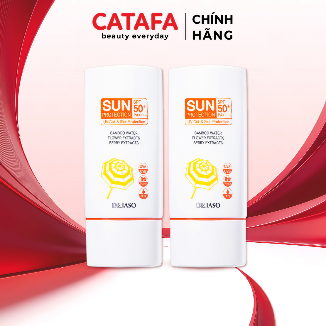 Combo 2 D38 Kem chống nắng Sun Protection SPF50+/PA++++ - Dr IASO