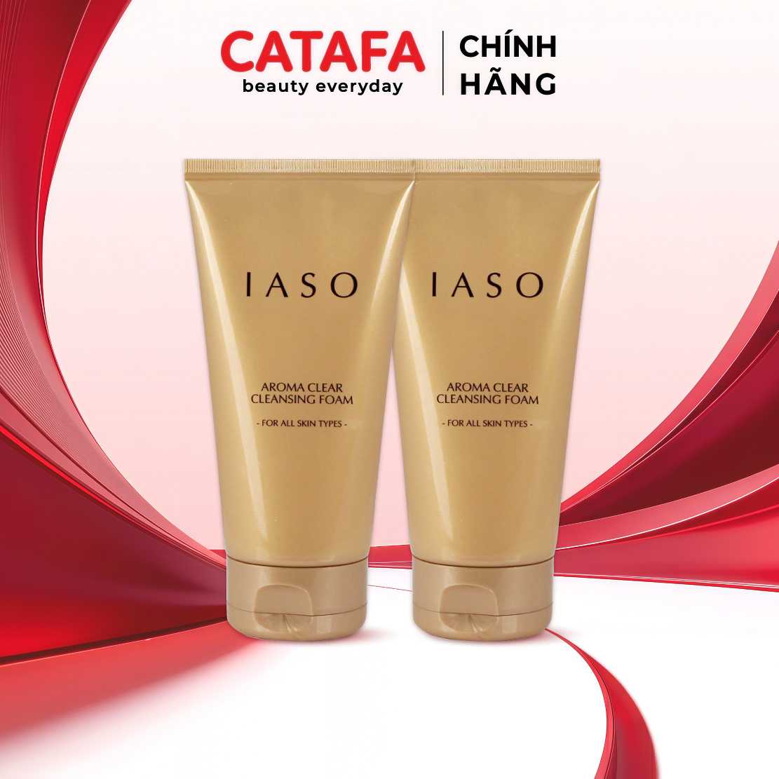 Combo 2 I01 Sữa rửa mặt Aroma Clear Cleansing Foam - IASO