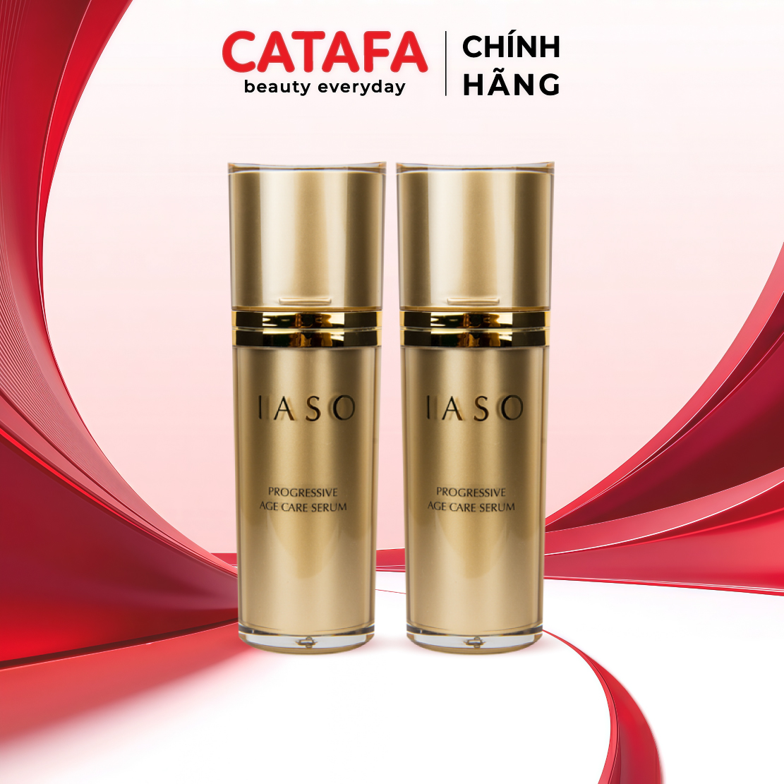 Combo 2 I19 Tinh chất giúp giảm nhăn, săn chắc da mặt Progressive Age Care Serum - IASO