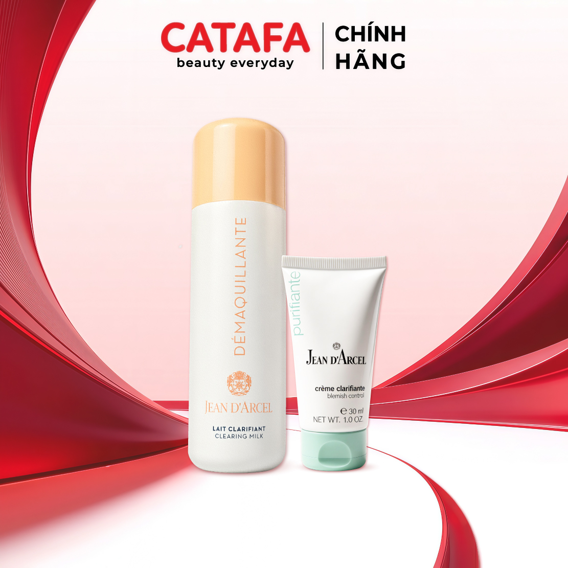 Combo J107 + J11 (Clearing Milk + Blemish Control) - Jean d'Arcel