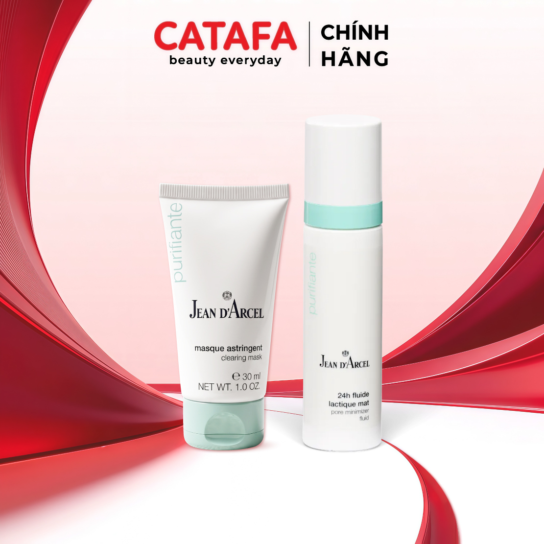 Combo J12 + J112 (Clearing Mask + Pore Minimizer Fluid) - Jean d'Arcel