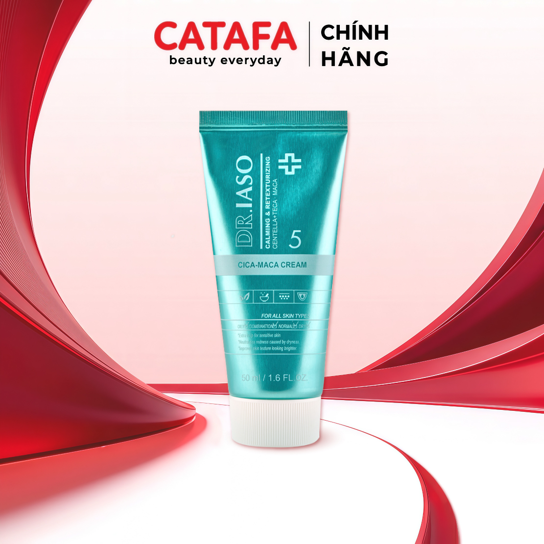 D34 Kem dưỡng ẩm cho da nhạy cảm Cica Maca Cream - Dr IASO