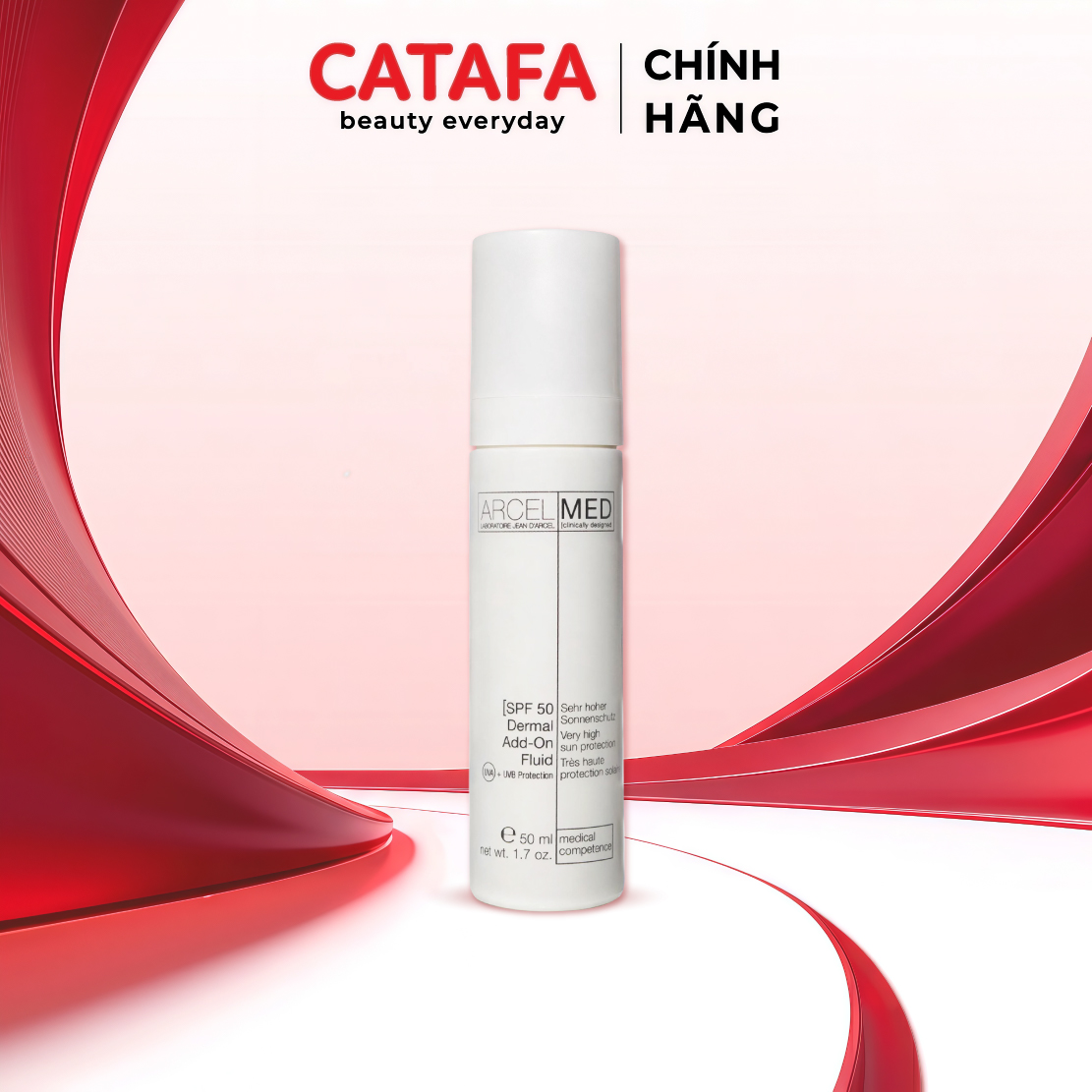 J28 Sữa chống nắng SPF50 Dermal Add-On Fluid - Jean d'Arcel