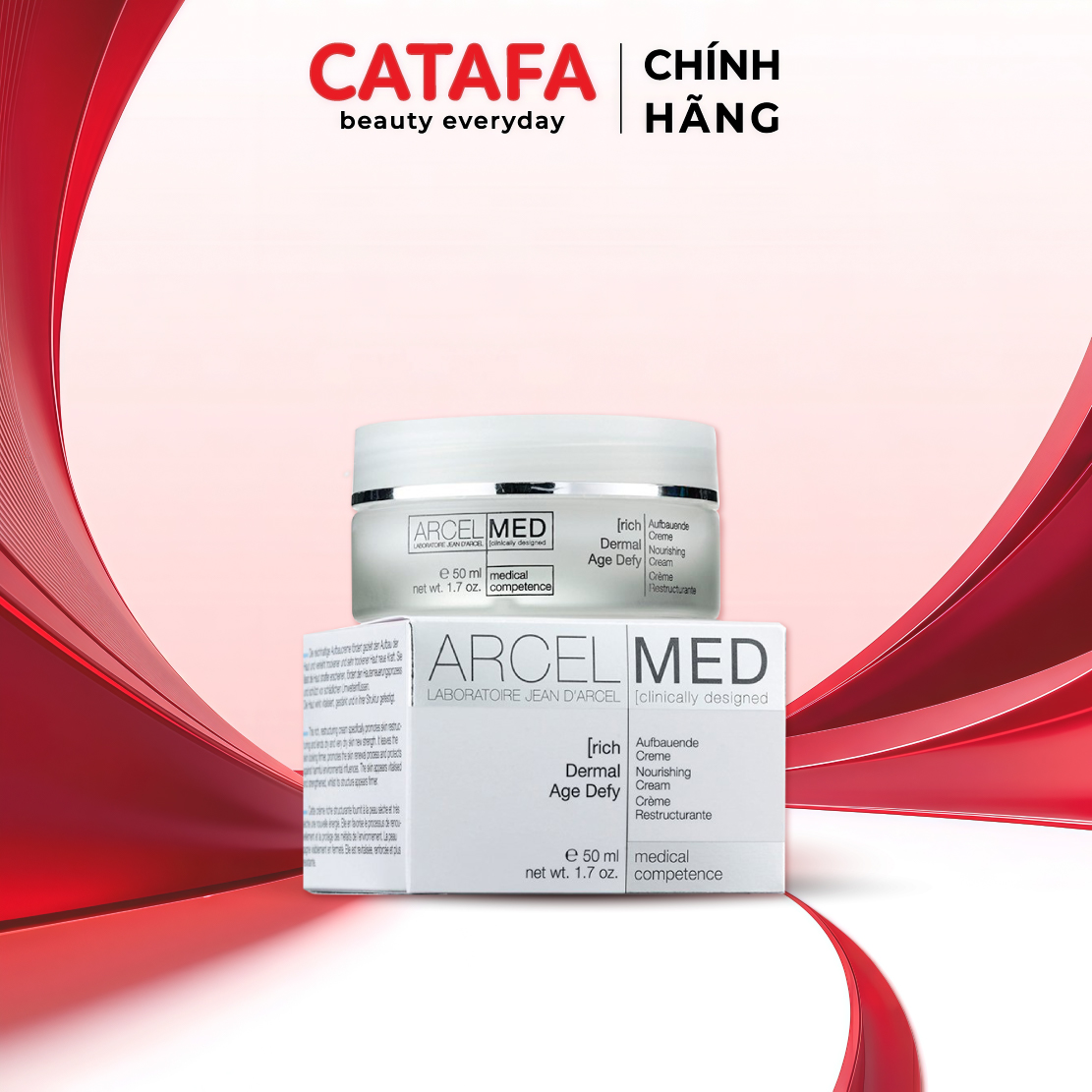 J64 Kem dưỡng ẩm, làm dịu da nhạy cảm và mẫn cảm Rich Dermal Age Defy  - Jean d'Arcel