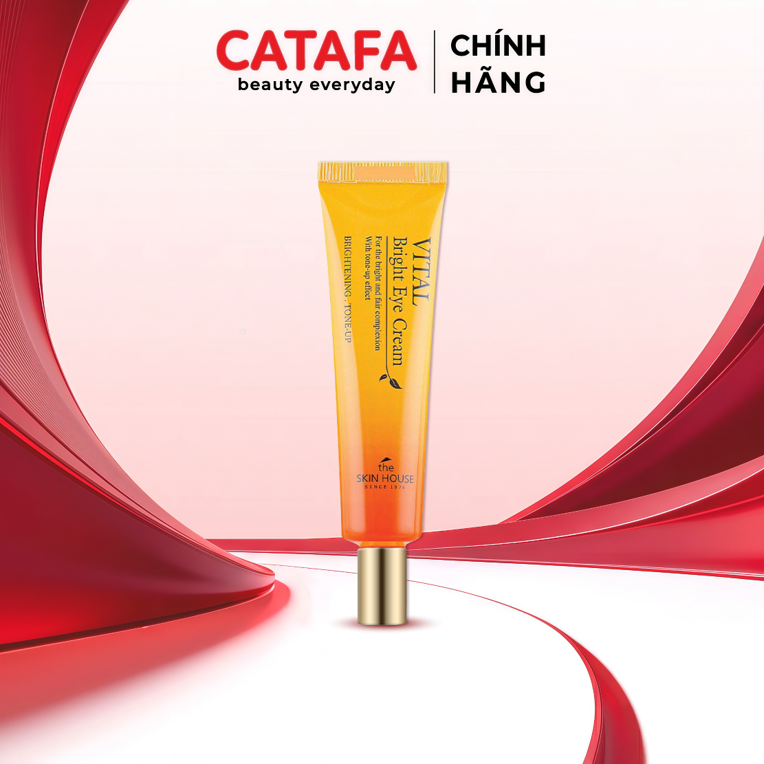 T53 Kem dưỡng giúp sáng mịn da và giảm nếp nhăn vùng mắt Vital Bright Eye Cream - The Skin House