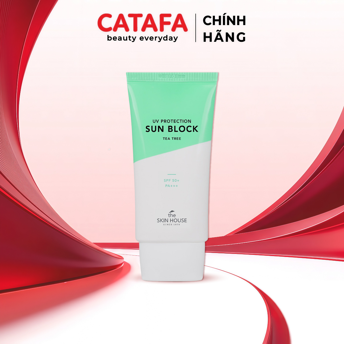 T61 Kem chống nắng UV Protection Sun block TeaTree (SPF50+, PA+++) - The Skin House