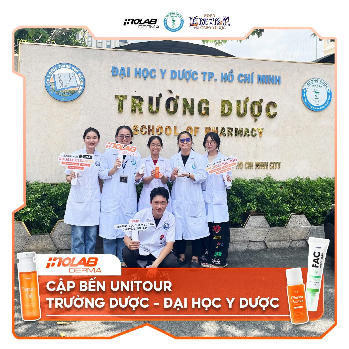 TỪ SKINCARE ĐẾN SELF-CARE: THÔNG ĐIỆP TÍCH CỰC INOLAB DERMA GỬI ĐẾN SINH VIÊN ĐẠI HỌC Y DƯỢC TP.HCM